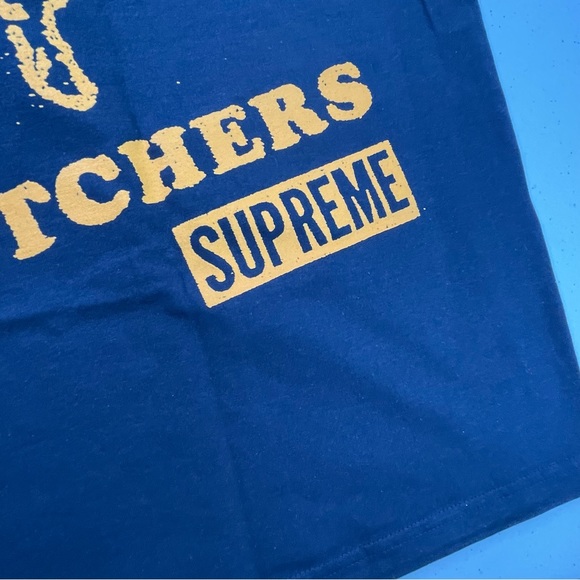 Supreme New Navy Blue & Orange Color XL Size Graphic Bodysnatchers T-Shirt - Picture 9 of 10